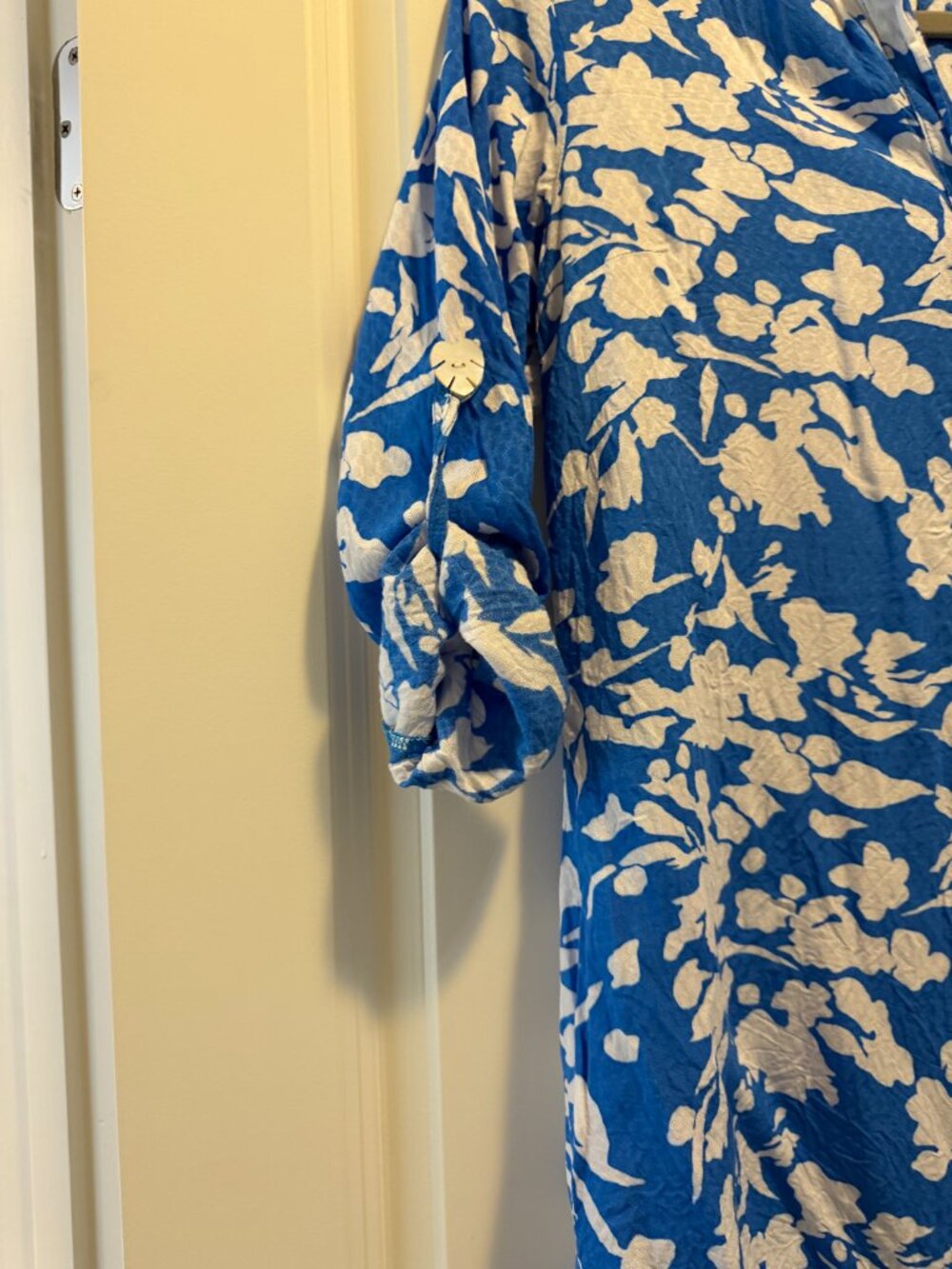 Walker & Wade Day Tripper shirt dress Cornflower Blue Size XS - Picture 9 of 11
